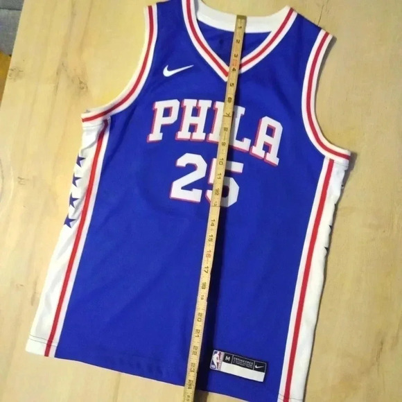 Philadelphia 76ers Ben Simmons Nike Royal Swingman Jersey Youth Medium - Picture 4 of 6